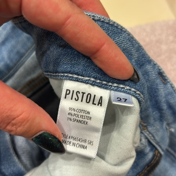 PISTOLA high rise-split leg super soft jeans - Picture 7 of 7